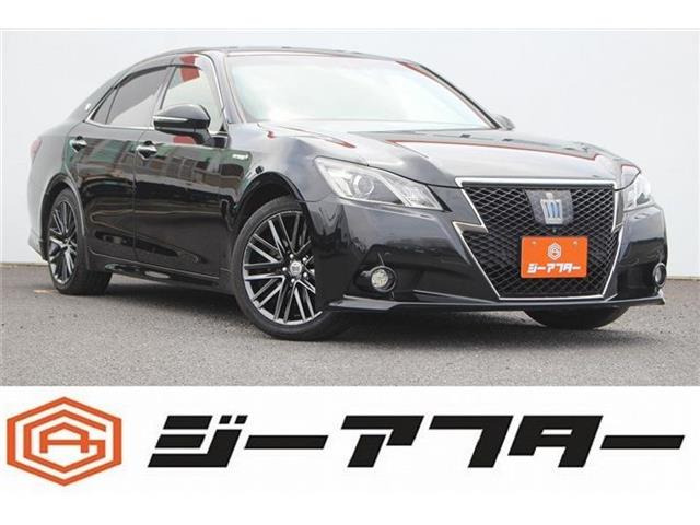 クラウンアスリート ハイブリッド 2.5 S ブラックスタイル 禁煙車 純正8インチナビ ...