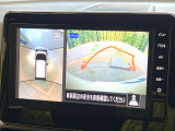 【アラウンドビューモニター】専用のカメラにより、上から見下ろしたような視点で360度クルマの周囲を確認することができます☆死角部分も確認しやすく、狭い場所での切り返しや駐車もスムーズに行えます。