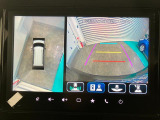 【全方位モニター】 4つのカメラで映像を映し出します。発進時、後退時も周囲の安全を確認し、サポートします^^