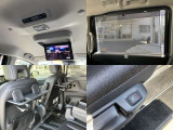 後席モニターついてます。後席エアコンです。セカンドシートにもシートヒーターついてます。スライドドア内蔵サンシェード、2列目3列目シートバックテーブルと後席も快適です。