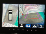 【全方位モニター】 4つのカメラで映像を映し出します。発進時、後退時も周囲の安全を確認し、サポートします^^