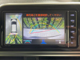 【パノラミックビューモニター】専用のカメラにより、上から見下ろしたような視点で360度クルマの周囲を確認することができます☆死角部分も確認しやすく、狭い場所での切り返しや駐車もスムーズに行えます。