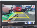 ガイドライン付きバックカメラを装備しているので、慣れない場所での車庫入れも安心です。