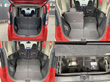 ☆リヤシートを倒すと、こんなに広い空間が出来ました。大きい荷物もらくらくに入ります。