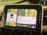 【アラウンドビューモニター】専用のカメラにより、上から見下ろしたような視点で360度クルマの周囲を確認することができます☆死角部分も確認しやすく、狭い場所での切り返しや駐車もスムーズに行えます。