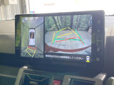 【パノラマモニター】専用のカメラにより、上から見下ろしたような視点で360度クルマの周囲を確認することができます☆死角部分も確認しやすく、狭い場所での切り返しや駐車もスムーズに行えます。
