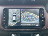車を上空から見たようなアラウンドビューモニターが付いていますので、駐車も安心して行えます!