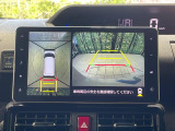 【パノラマモニター】専用のカメラにより、上から見下ろしたような視点で360度クルマの周囲を確認することができます☆死角部分も確認しやすく、狭い場所での切り返しや駐車もスムーズに行えます。