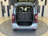 ラゲッジスペースは日常使う分には充分な広さです。2段ラックモードで上下の積み分けが可能です!