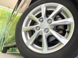 【14インチアルミホイール】外観にマッチしたアルミホイールを装着しております。各種アルミホイールや、スタッドレスタイヤも取扱いしております。是非ご相談ください♪