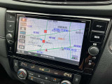 【日産純正の大画面ナビゲーション!】遠くへのお出かけする際の心強い味方です!自車位置の確認はもちろん、Bluetooth接続や機能も充実。大きな画面で各操作もしやすく安心です。