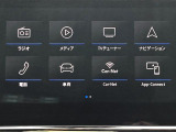 タッチ&スワイプ式のディスプレイ。各種アイコン等も大き目で見やすく、スマートフォン感覚で直感的な操作が可能です。手をかざして操作するジェスチャーコントロール機能も搭載。