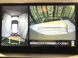 【パノラマモニター】専用のカメラにより、上から見下ろしたような視点で360度クルマの周囲を確認することができます☆死角部分も確認しやすく、狭い場所での切り返しや駐車もスムーズに行えます。