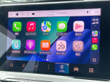 ●Apple Car Play:スマホとの有線接続で、ナビ・オーディオ再生などスマホのアプリ機能が画面でも使える便利機能です!