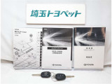 取扱説明書、整備記録簿も完備しています