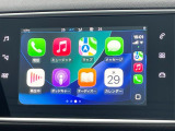 ●Apple Car Play:スマホとの有線接続で、ナビ・オーディオ再生などスマホのアプリ機能が画面でも使える便利機能です!