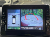 【アラウンドビューモニター】専用のカメラにより、上から見下ろしたような視点で360度クルマの周囲を確認することができます☆死角部分も確認しやすく、狭い場所での切り返しや駐車もスムーズに行えます。
