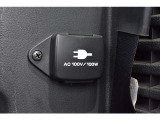 オプションのAC100Vコンセントも搭載されております♪