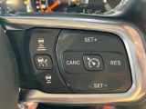 ハンドルにはアダプティブクルーズコントロールスイッチがついており高速道路でも運転が楽ちんですね♪♪