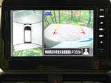 【マルチアラウンドモニター】専用のカメラにより、上から見下ろしたような視点で360度クルマの周囲を確認することができます☆死角部分も確認しやすく、狭い場所での切り返しや駐車もスムーズに行えます。