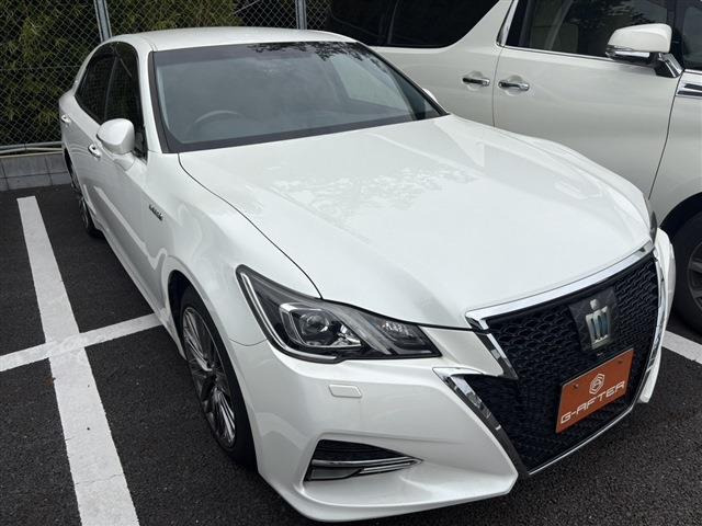 クラウンアスリート ハイブリッド 2.5 G 禁煙車 純正ナビ フルセグ 360度カメラ