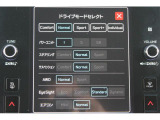 STIスポーツだけの装備「ドライブモードセレクト&電子制御ダンパー」、モード設定をタッチパネルで変更できます、スポーティな足回り・ハンドリングだけでなくマイルドでコンフォートな乗り味まで変更できます