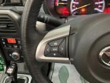 走行中はハンドルのスイッチでオーディオの操作が出来ますよ♪