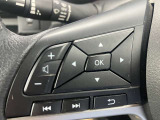 ハンドルスイッチでオーディオ操作が可能です。