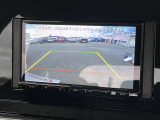 後方モニター表示でバック時の障害物もしっかり見えます!