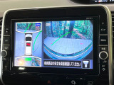 【アラウンドビューモニター】専用のカメラにより、上から見下ろしたような視点で360度クルマの周囲を確認することができます☆死角部分も確認しやすく、狭い場所での切り返しや駐車もスムーズに行えます。