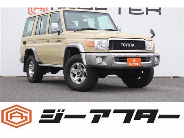 ランドクルーザー70 4.0 4WD 禁煙車 5MT 純正ナビ フルセグTV