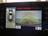 駐車も安心のバックモニターです。パノラミックビューモニター付きでより安心して駐車が行えます。