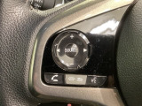 ステアリングにオーディオ操作スイッチが付いています。オーディオ画面に直接タッチしなくても操作が出来ますので、運転に集中できます。