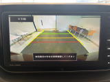 バックカメラが連動しているので後方の安全もモニターを通じて確認できます♪