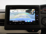 バックカメラの画像です。ガイドラインがスムースな車庫入れをサポートいたします!車庫入れの安心感がアップしますね☆