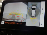 駐車も安心のガイドライン付きバックモニターです。