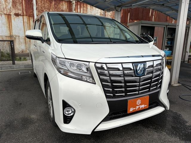 アルファード ハイブリッド 2.5 G Fパッケージ E-Four 4WD 禁煙車 後席モニター 純正...