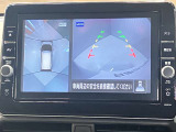 【アラウンドビューモニター】車を上から見下ろしているかのような映像で周囲の状況がひと目で確認、狭い駐車場に駐車するときも安心です♪