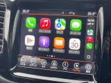 ●Apple Car Play:スマホとの有線接続で、ナビ・オーディオ再生などスマホのアプリ機能が画面でも使える便利機能です!