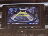 便利な3ビュー切り替え、ガイド線表示付きのバックカメラです。後退時、後方の視界をサポートします