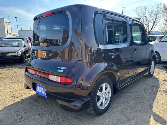 日産 キューブ 1.5 15X FOUR Vセレクション 4WD ナビTV Bカメラ ガラス