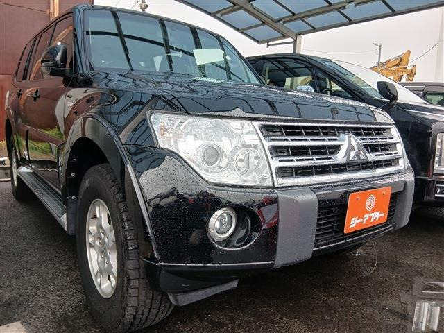 パジェロ 3.0 ロング GR 4WD 5MT 禁煙車 純正ナビ フルセグTV