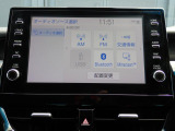オーディオソースはご覧の通りです。Bluetoothを搭載しています。スマホと連動させると音楽等楽しむことが出来ます。