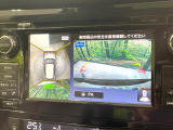 【アラウンドビューモニター】専用のカメラにより、上から見下ろしたような視点で360度クルマの周囲を確認することができます☆死角部分も確認しやすく、狭い場所での切り返しや駐車もスムーズに行えます。