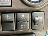 充実の安心安全装置のON OFFボタンになります。ご商談時、ご納車時にスタッフがきちんと説明いたします。