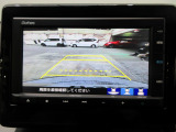 バックカメラの画像です。ガイドラインがスムースな車庫入れをサポートいたします!車庫入れの安心感がアップしますね☆