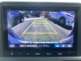 バックカメラの画像です。ガイドラインがスムースな車庫入れをサポートいたします!車庫入れの安心感がアップしますね☆