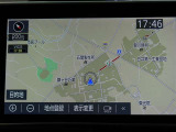 ナビゲーション付き。タッチパネル式で使いやすく、お出かけもラクラクです。