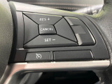 【クルーズコントロール】高速道路もラクラク走行。アクセルを離しても一定速度で走行ができ、長距離運転時の負担を軽減!加速・減速も簡単なスイッチ操作で調整できます。