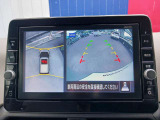 アラウンドビューモニターが装備されてるから、駐車場での車庫入れや、狭い道での走行もカメラで確認が出来るので安心。